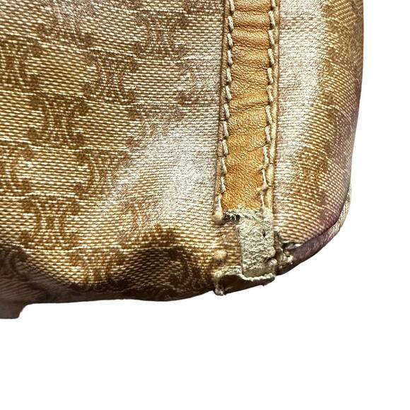 Celine Paris Tan Macadam Boston Handle Bag - Picture 11 of 16
